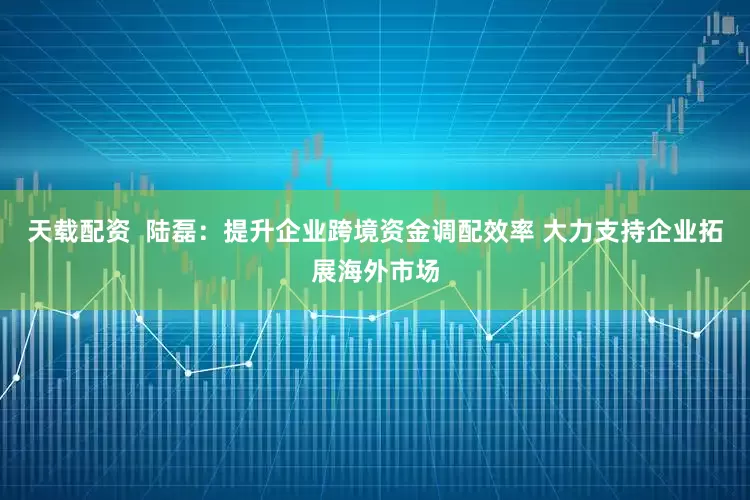 天载配资  陆磊：提升企业跨境资金调配效率 大力支持企业拓展海外市场